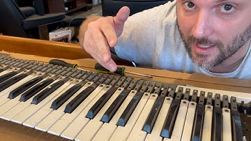 Restoring a Moog Minimoog: Cleaning the Key Channels and Key Caps