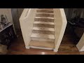 Carpet to Hardwood Stairs DIY Project