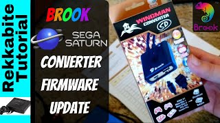 Wingman Converter SD Brook Gaming Series Firmware Update 1.1t for Sega Saturn features Arcade Mode