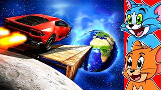 CARS VS 1000000 FEET JUMPS!!! screenshot 5