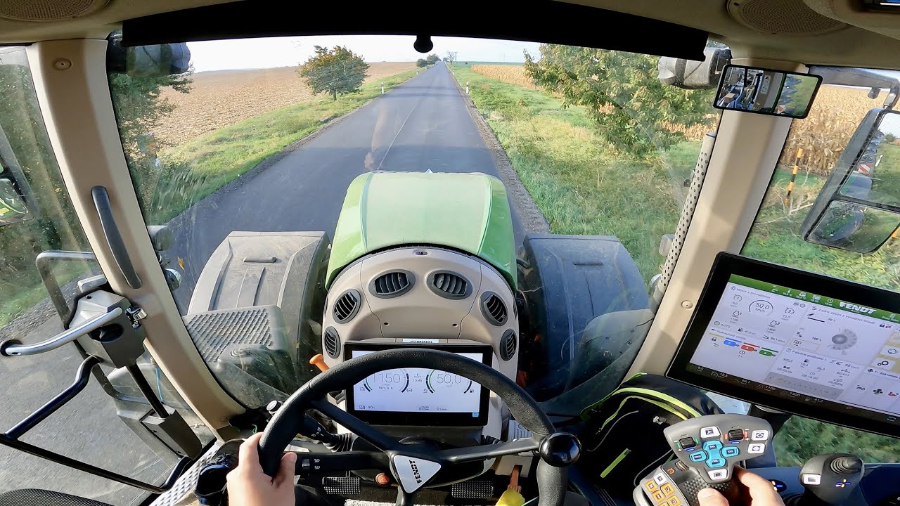 Fendt One 936 (Gen. 7) + Lemken Rubin 12 prejazd | POV/GoPro driver view