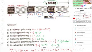 menghitung panjang gelombang, periode, frekuensi, jumlah gelombang longitudinal dan penjelasannya menghitung panjang gelombang, periode, frekuensi, jumlah gelombang longitudinal dan penjelasannya