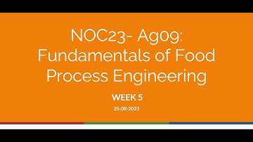 Fundamentals of Food Process Engineering 2023 Week 5 Problem Solving Session