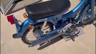 yamaha u50 moped walk around and sound