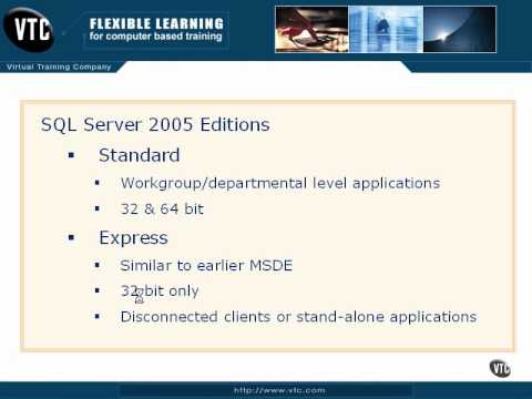 SQL Server 2005 Editions Lesson 2.1