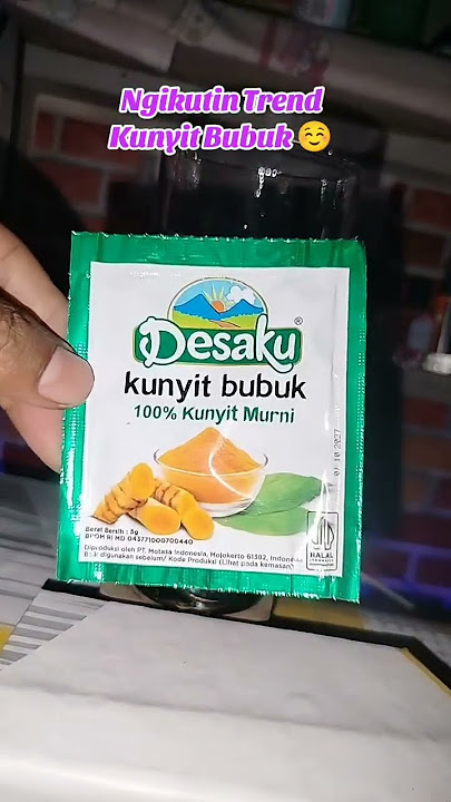 ngikutin trend cahaya kunyit bubuk😱