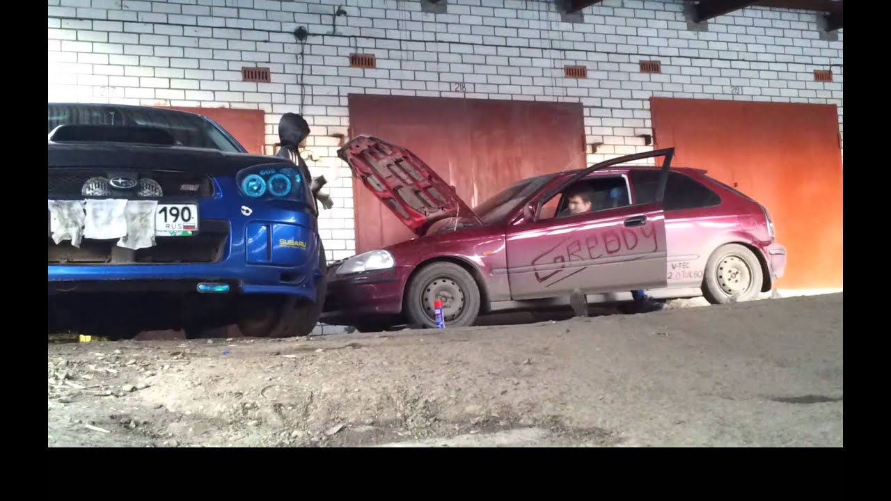 Garage Harlem Shake ( Subaru Impreza & Honda Civic )