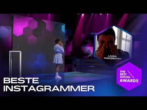 Linda Hakeboom wint The Best Social Award voor Beste Instagrammer | The Best Social Awards 2021