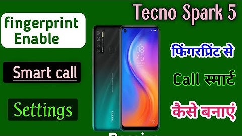 tecno spark 5 call smart Kare | how to enable finger tuch call Answer in tecno Spark 5