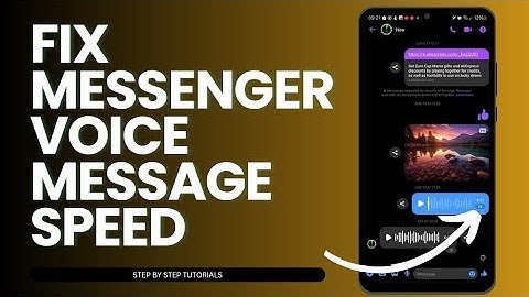 Hoe u de snelheid van Messenger-spraakberichten kunt verbeteren