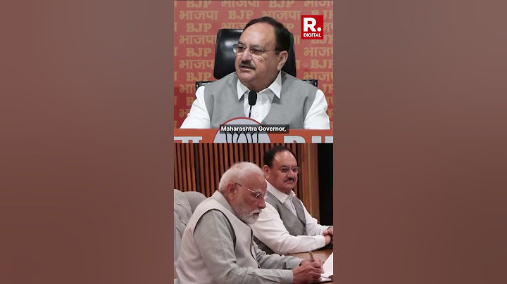 BJP Announces Maharashtra Governor CP Radhakrishnan As NDA VP Candidate Pick