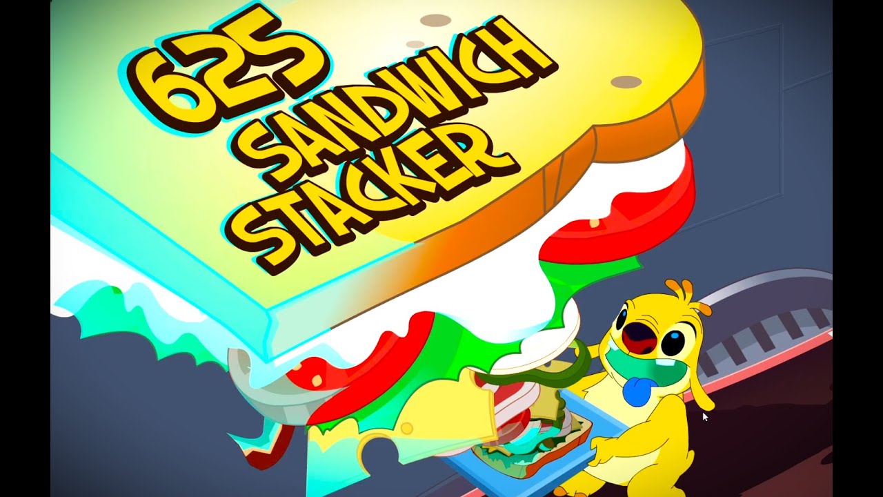 Lilo and Stitch: 625 Sandwich Stacker [07] Flash Game Longplay