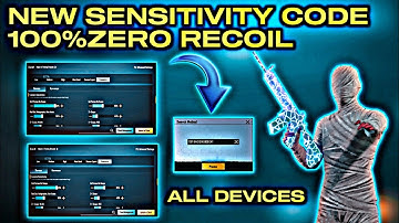 New Update 2.1!!🔥Best Sensitivity Code + Control Setting PUBG Mobile | BGMI AfterUpdate 2.1
