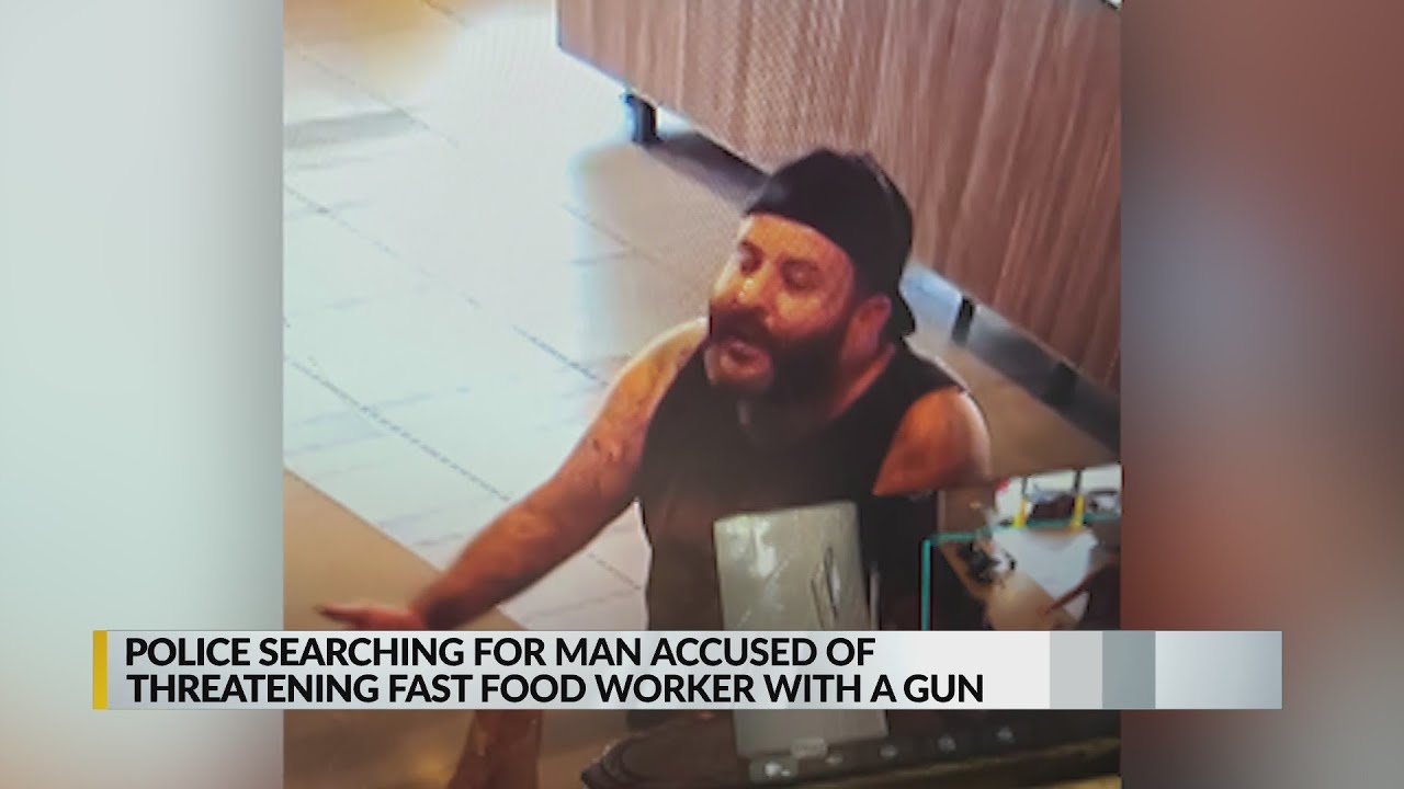 Police look for man accused of pulling gun over wrong order - YouTube