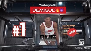 (NEW) DEMIGOD SLASHER BUILD* 🔥😈 (the only slasher build you’ll ever need in nba 2k20)LEBRON BUILD*