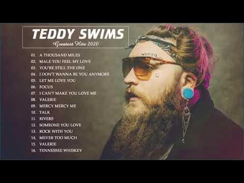 Teddy swims new