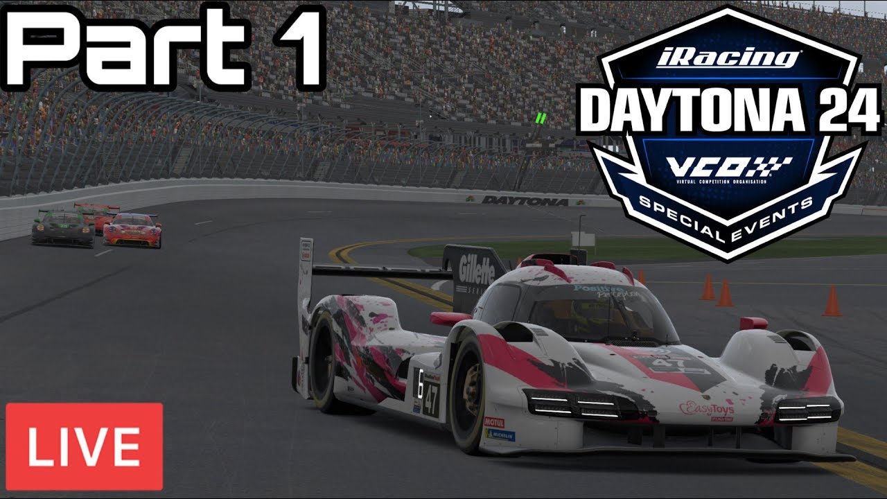 LIVE: Daytona 24H Special Event - Onboard LG 'StripTheDip' Racing |  Part 1‼️ | iRacing