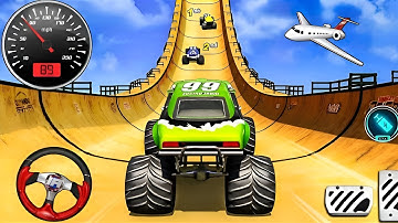 New Monster Truck Car Mega Ramp Racing - Impossible Extreme Gt Car Stunt Driving  - Android Gameplay