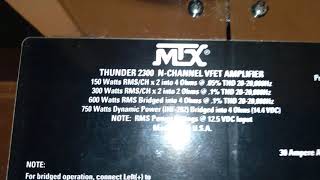 'EXTREMELY RARE' MTX THUNDER 2300 LIMITED EDITION 'CHROME'