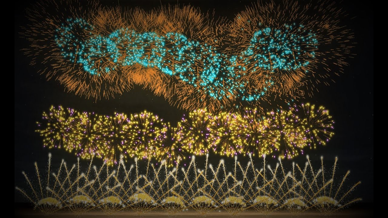 Feu d'artifice - Musique de M83 [Fwsim]