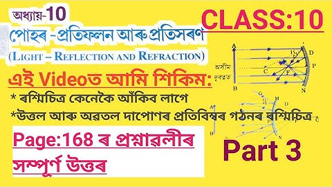 Class10: Science/Chapter10/ Light- Reflection and Refraction/ Page168 Q. Ans/Part-3