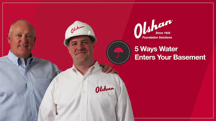 Wet & Leaky Basement? Here are the 5 Most Common Ways Water Can Enter Your Basement