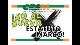 No Al Borrador Del Nuevo Estatuto Marco 2025