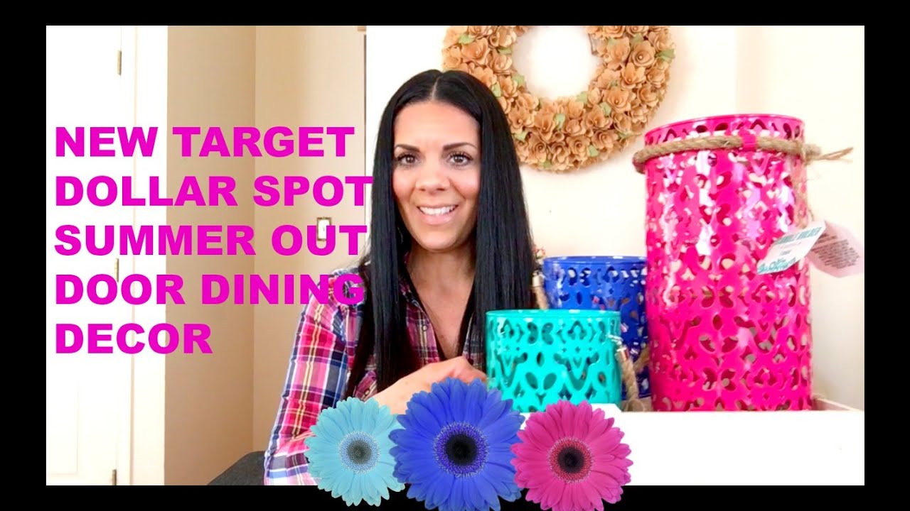 TARGET DOLLAR SPOT HAUL 5NEW SUMMER OUTDOOR DINING DECORSUMMER 2016