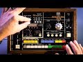 Roland cr78 vintage drum machine in action