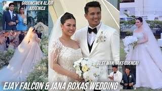 EJAY FALCON & JANA ROXAS WEDDING IN MCKINLEY HILL 😍 BEST MAN JAKE CUENCA & ALJUR ABRENICA