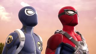 Peter and Miles Vs Sandman with Secret Wars and Shield Suits - Spider-Man 2 PS5