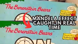 Mandela Effect Caught In Real Time Berenstain Bears