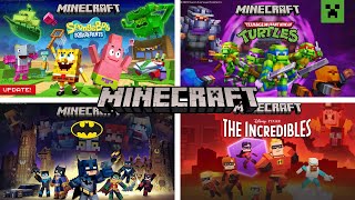 All Minecraft DLC Collaboration Trailer [2022 - 2024]