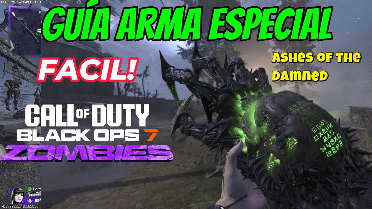 Guía FACIL de Guantelete de Necrofluido Nueva Arma Especial BO7 Zombies Ashes of the damned