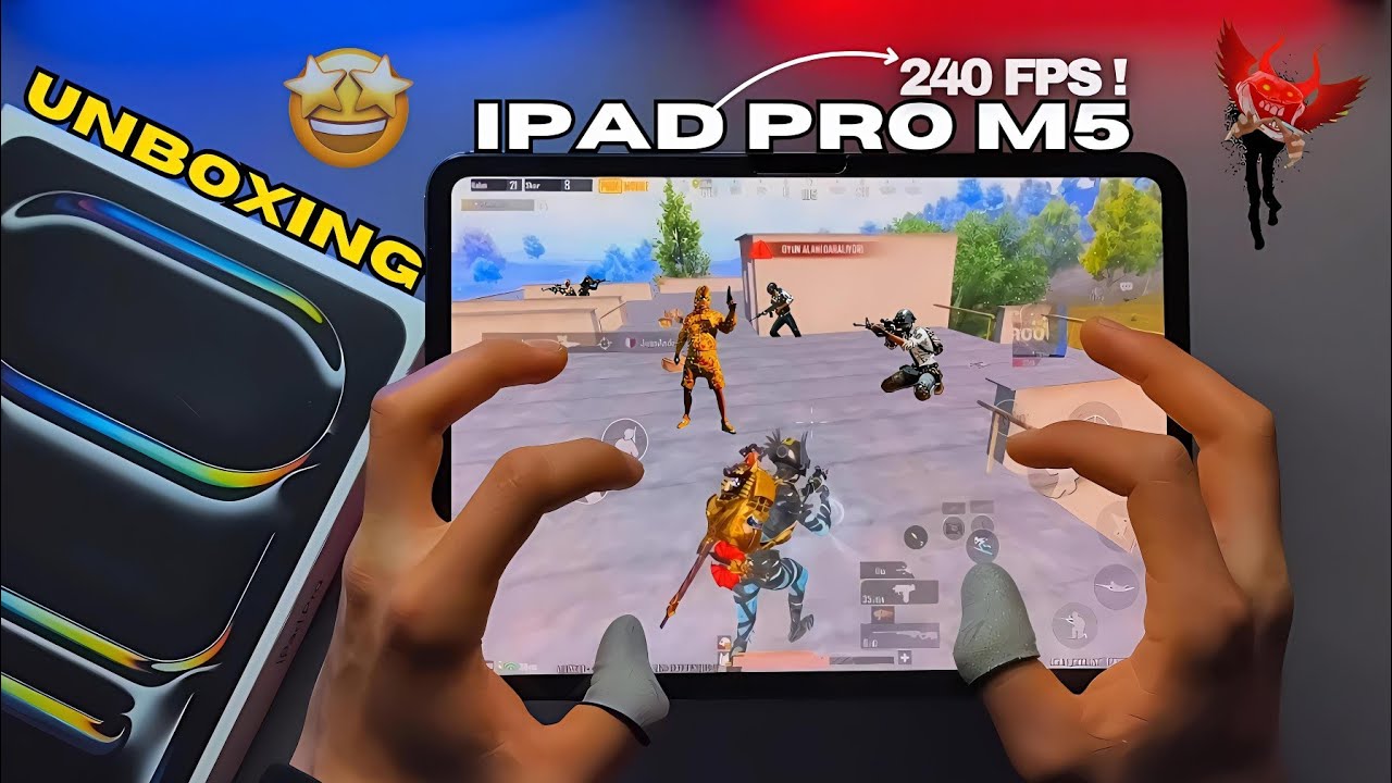 İPAD PRO M5 240 FPS PUBG MOBİLE + UNBOXİNG  🤯🔥