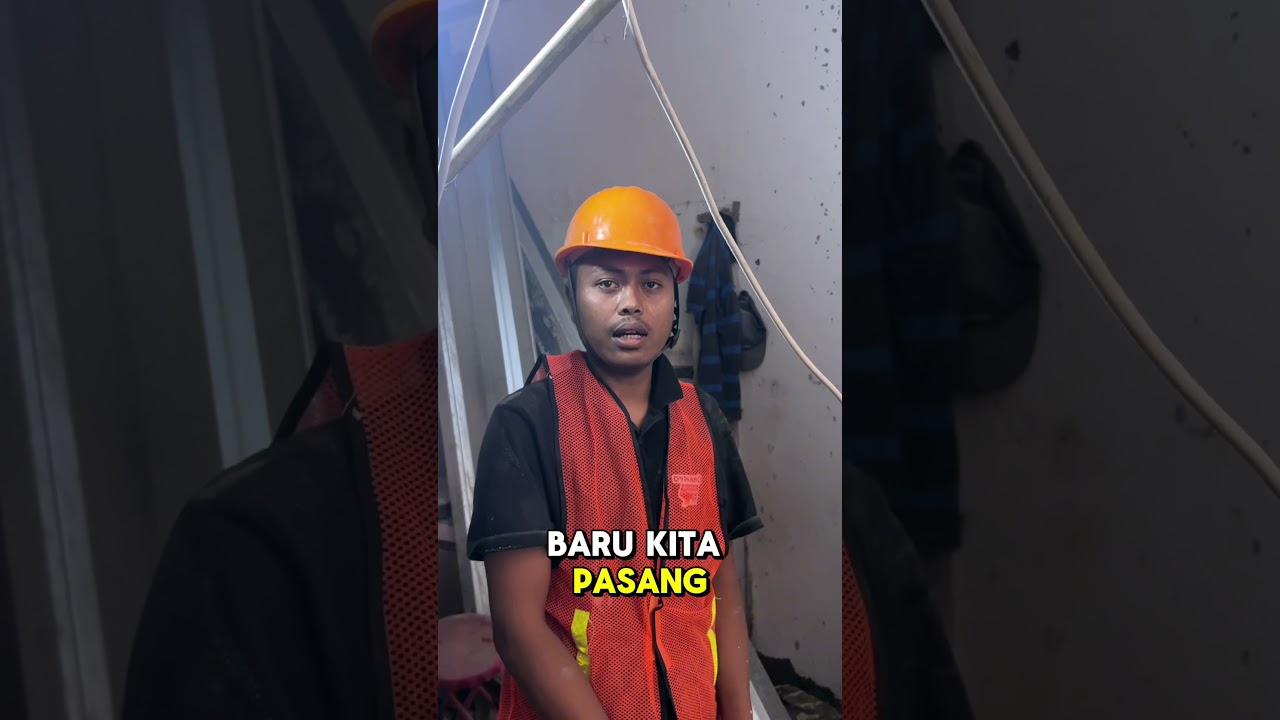 Awas jangan sampe sembarangan ya kalo pasang baja ringan ya sobat! #desainrumah #baja #bajaringan