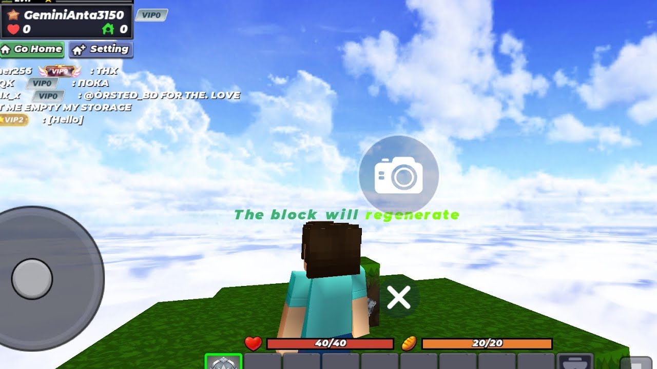 Kid playing Mine Crafts 