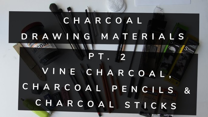 How To Use Charcoal Powder to Shade a Drawing · Technique Tuesday