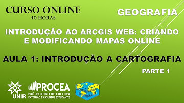 CURSO ARCGIS WEB - AULA 1: CARTOGRAFIA  PARTE 1