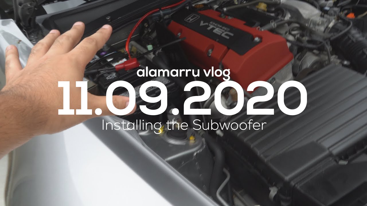 s2000 Subwoofer Install - YouTube