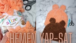 15 DK YAPTIĞIM EN İYİ ŞAPKA | %100 HERKESİN YAPABİLECEĞİ ŞAPKA | KOLAYLIKLA YAP-SAT🧶🌸