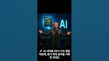 “엔비디아, 매출 122% 폭등! ⚡ AI 반도체 전쟁 시작됐다” #엔비디아 #GPU전쟁 #AI뉴스한입 #쇼츠 #AI