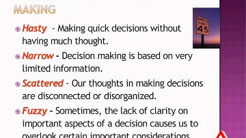 Consumer Decision Making - Buying Process