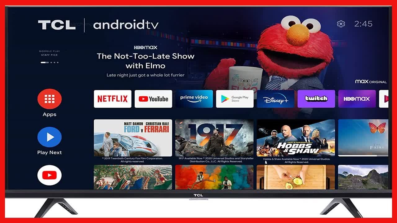 TCL 40-inch Class 3-Series HD LED Smart Android TV - 40S334, 2021