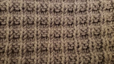 The Waffle Stitch Knitting Tutorial!