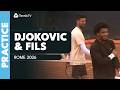 Novak Djokovic vs Arthur Fils Practice Set Highlights 🤩 | Rome 2026