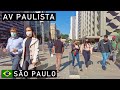Walking in São Paulo Streets: Av Paulista 🇧🇷 | São Paulo, Brazil |【4K】2021