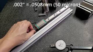 Testing Chinese AliExpress Linear Rail and Extrusion for Flatness