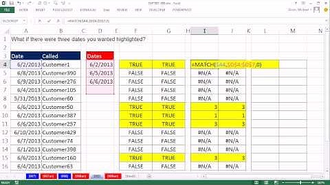 Excel Magic Trick 999 MATCH Rather Than OR function to Conditionally Format Row With OR Criteria