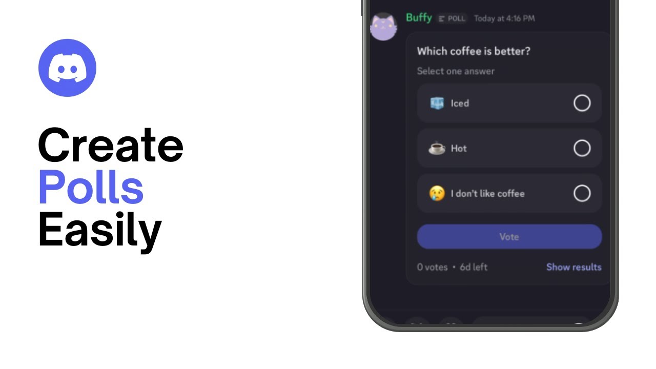 How to Make a Poll on Discord 2024 (iPhone/Android) | Discord Polls ...